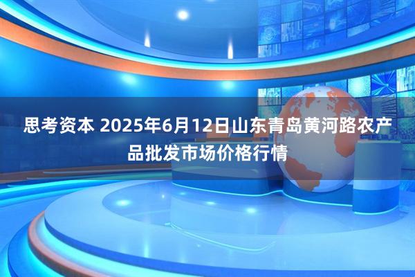 思考资本 2025年6月12日山东青岛黄河路农产品批发市场价格行情